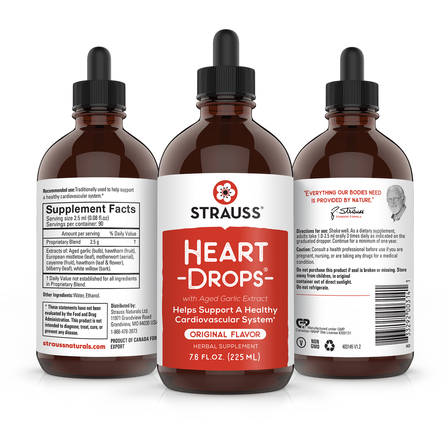 Strauss Heartdrops® - Herbal Heart Supplements