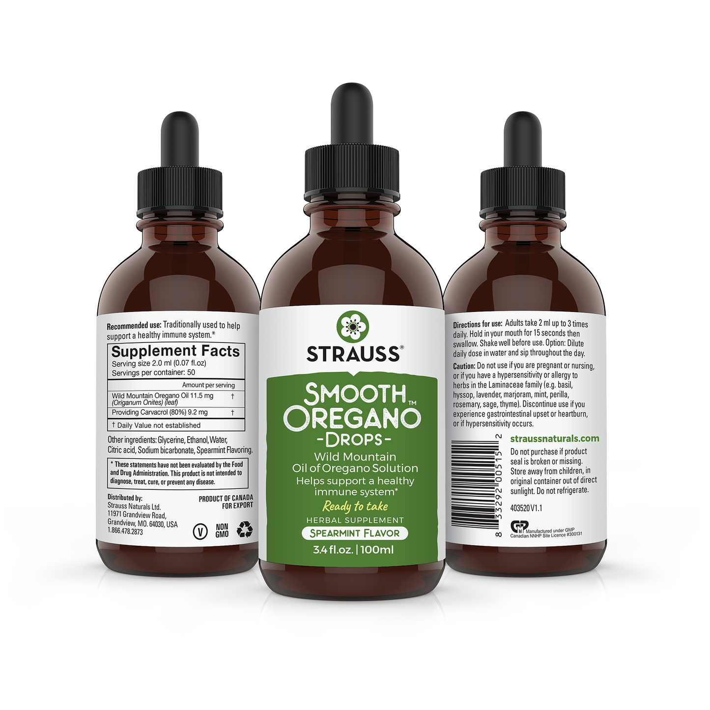 Smooth Oregano™ Drops - Oregano Oil