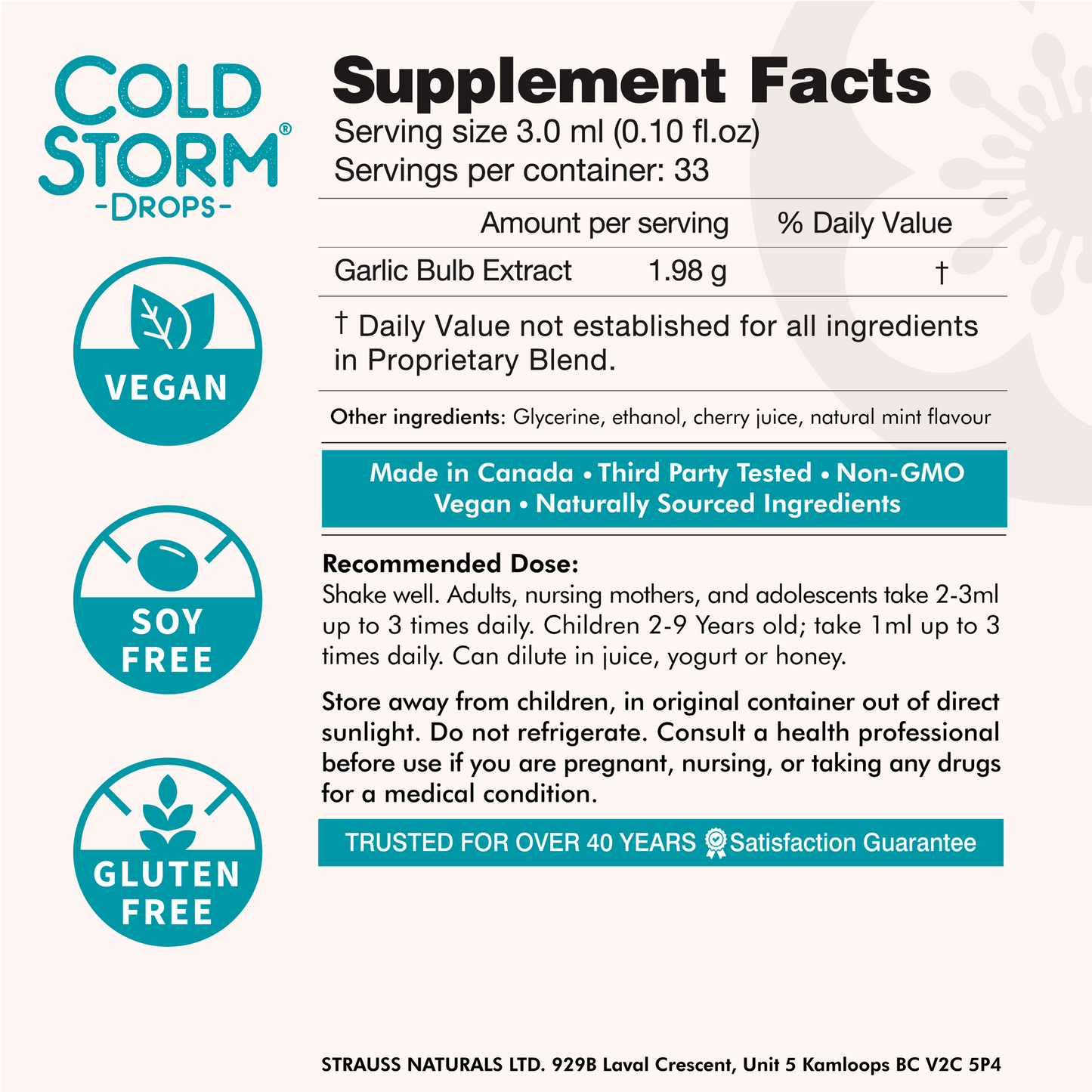 ColdStorm® Drops - Respiratory Support Supplements