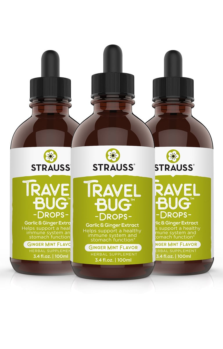 Travel Bug&#x2122; Drops – Garlic and Ginger Extract